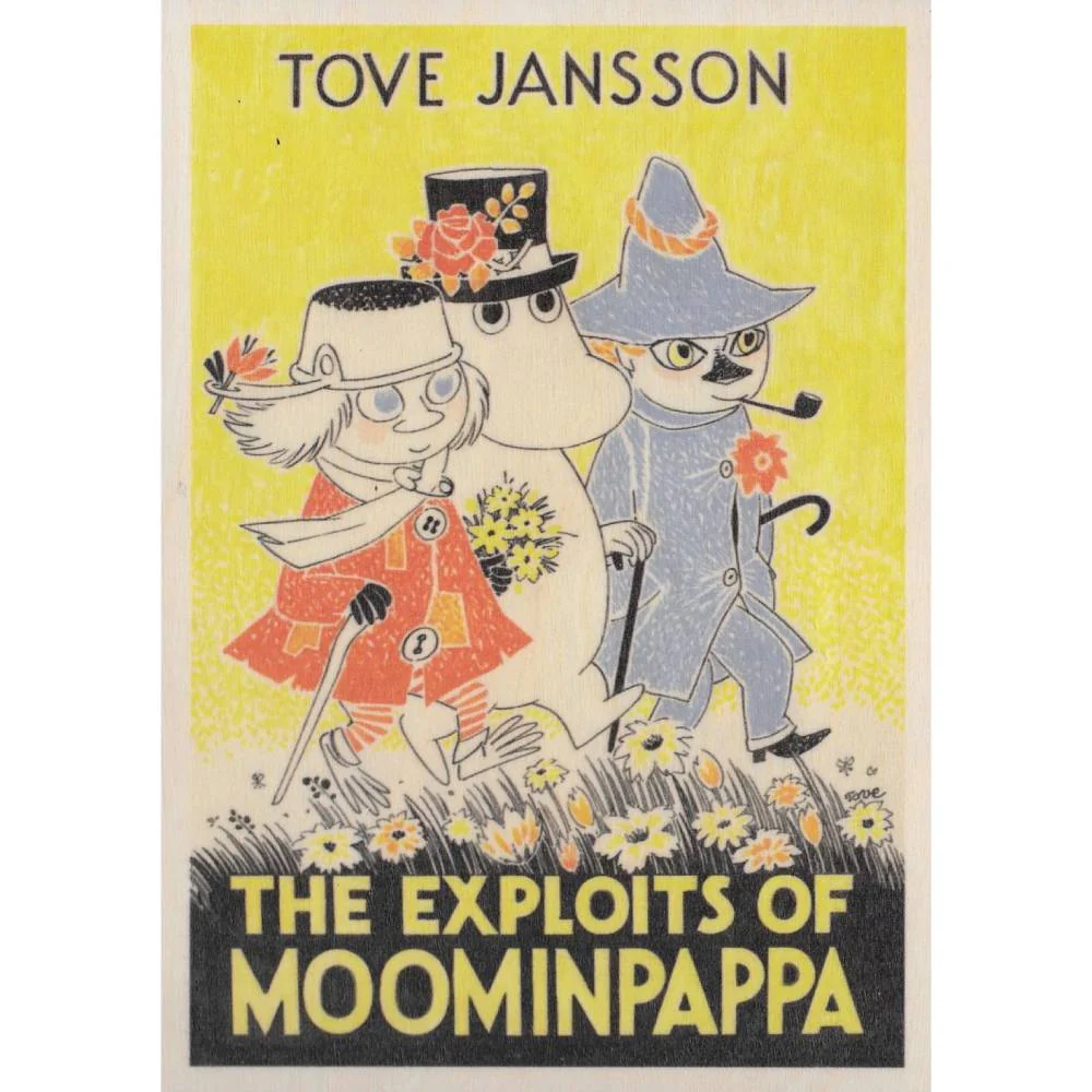 Exploits of Moominpappa Wooden Artwork