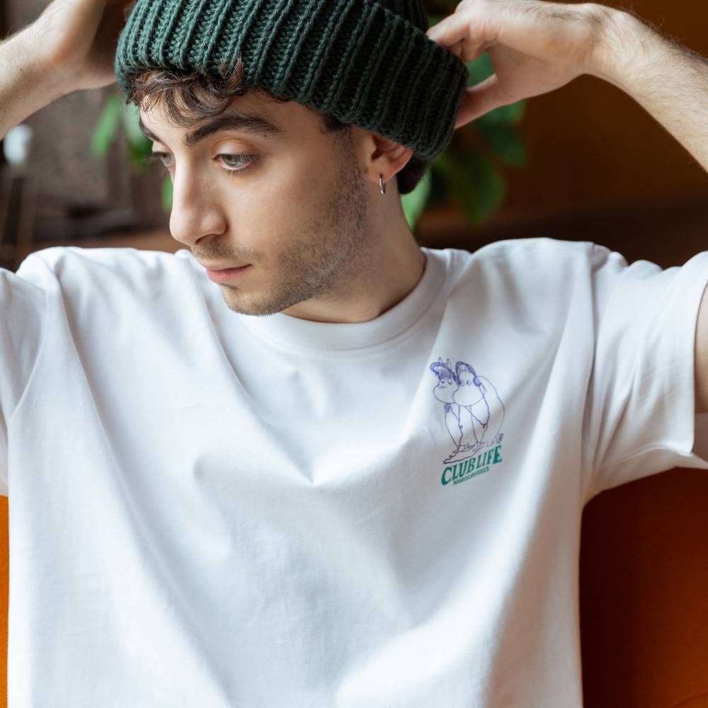 Moomin Club Life T-Shirt WhiteGreen - Image 6
