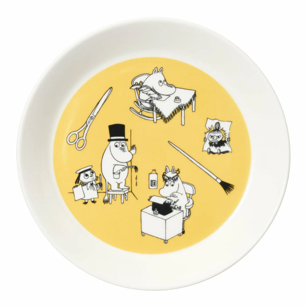 Moomin Collector's Edition 2022 Plates 2-pack: Office & Winternight - Image 2