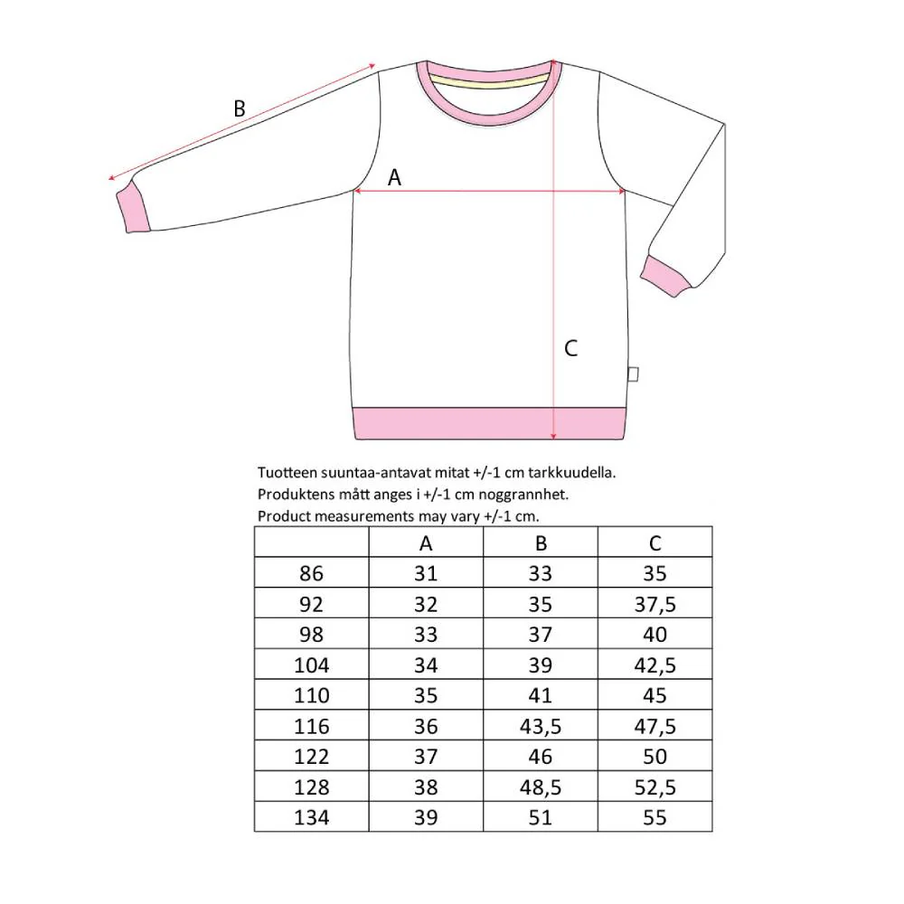 Moomin Festivity Sweatshirt Blue - Image 7