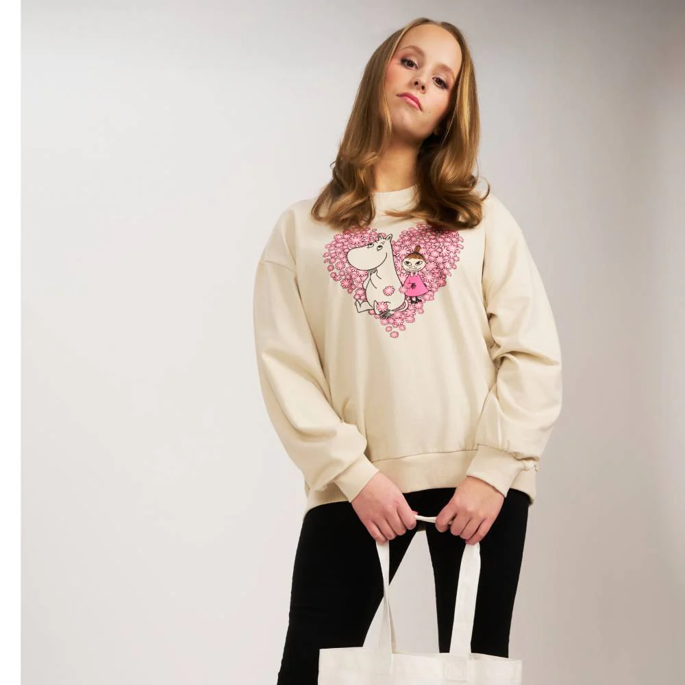 Moomin Friends Sweatshirt Putty - Image 6