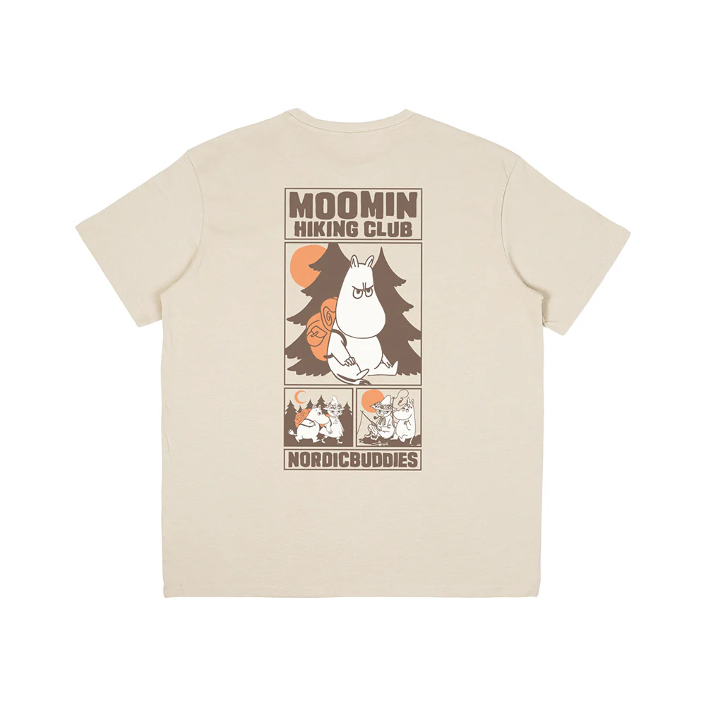 Moomin Club Life T-Shirt Beige - Image 3