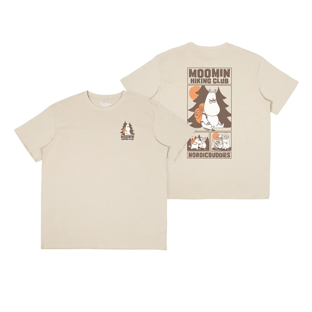 Moomin Club Life T-Shirt Beige - Image 4