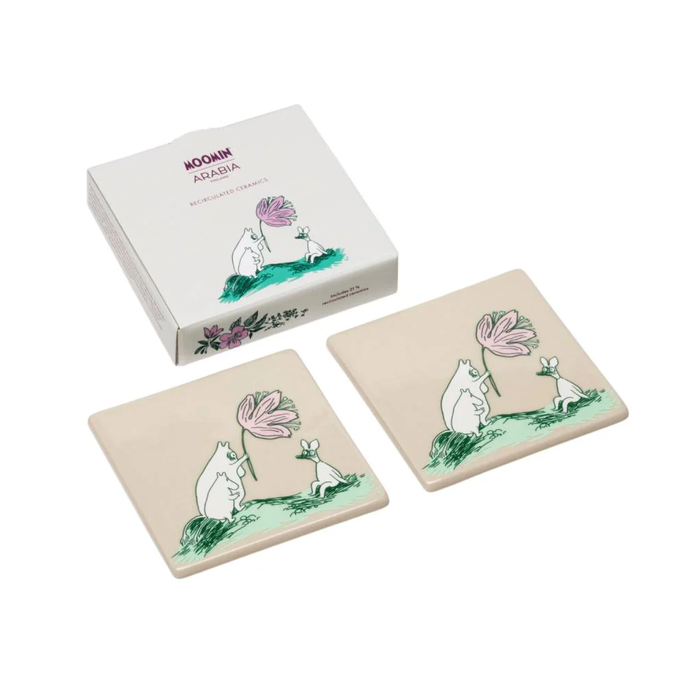Moomin Living Room Coaster 2set