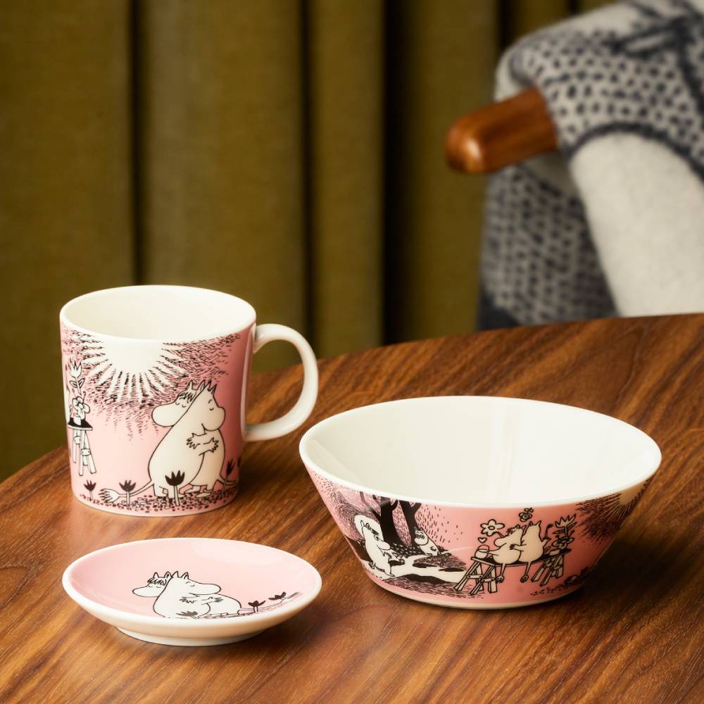 Moomin Love Mini Plate 10,5cm Pink - Image 4