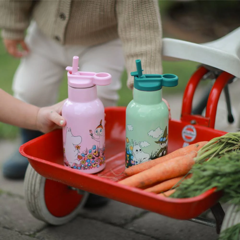 Moomin Meadow Thermal Bottle Pink 340ml - Image 8