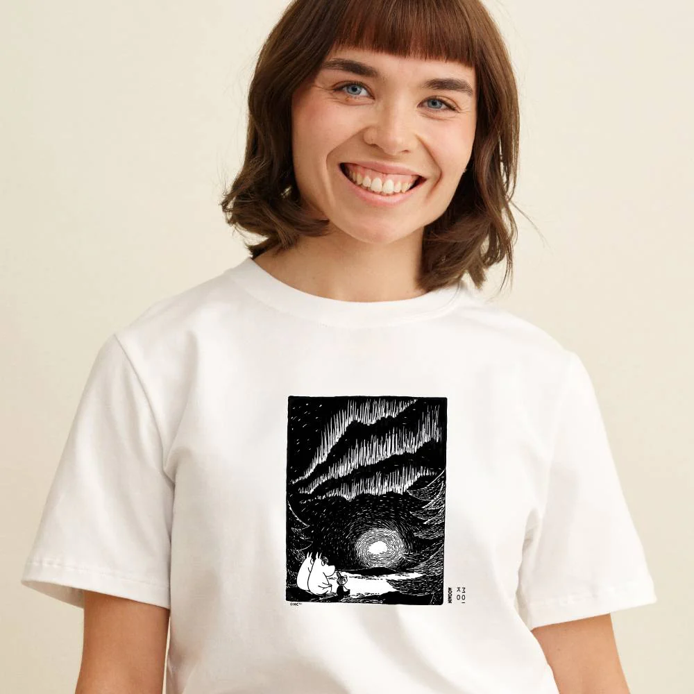 Moomin Northern Lights T-shirt White