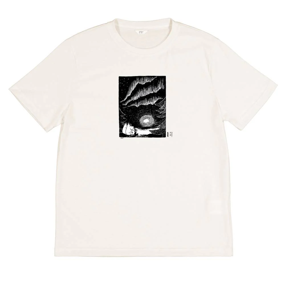 Moomin Northern Lights T-shirt White - Image 2