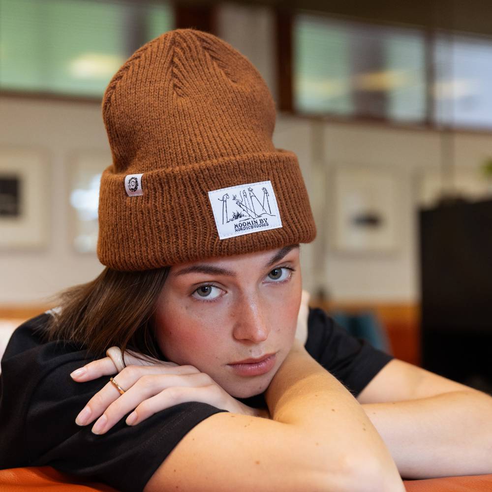 Moomin Novels Collection Beanie Brown - Image 5