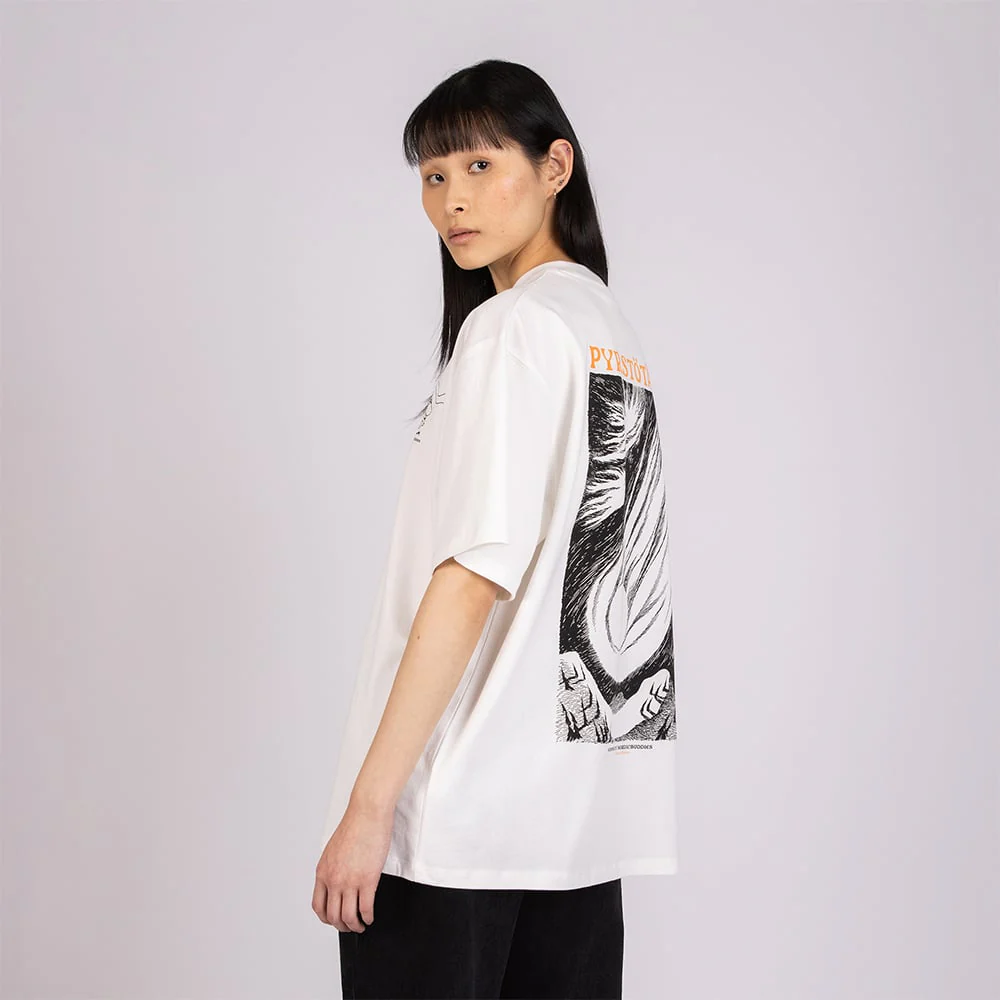 Moomin Novels Collection Pyrstötähti T-shirt Unisex White - Image 5
