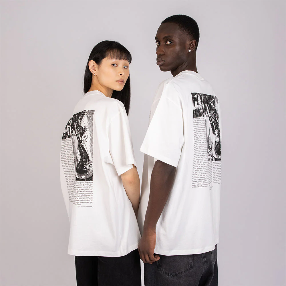 Moomin Novels Collection Stilts T-shirt Unisex White