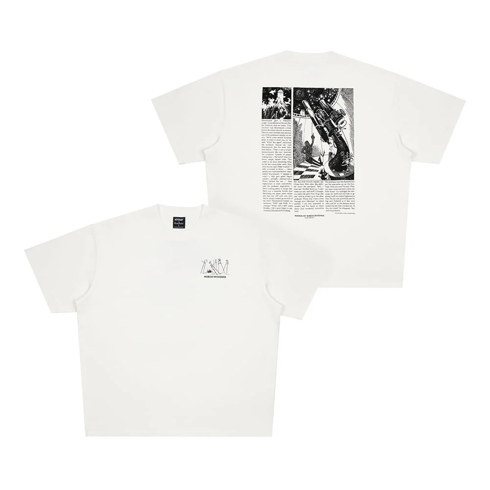Moomin Novels Collection Stilts T-shirt Unisex White - Image 2