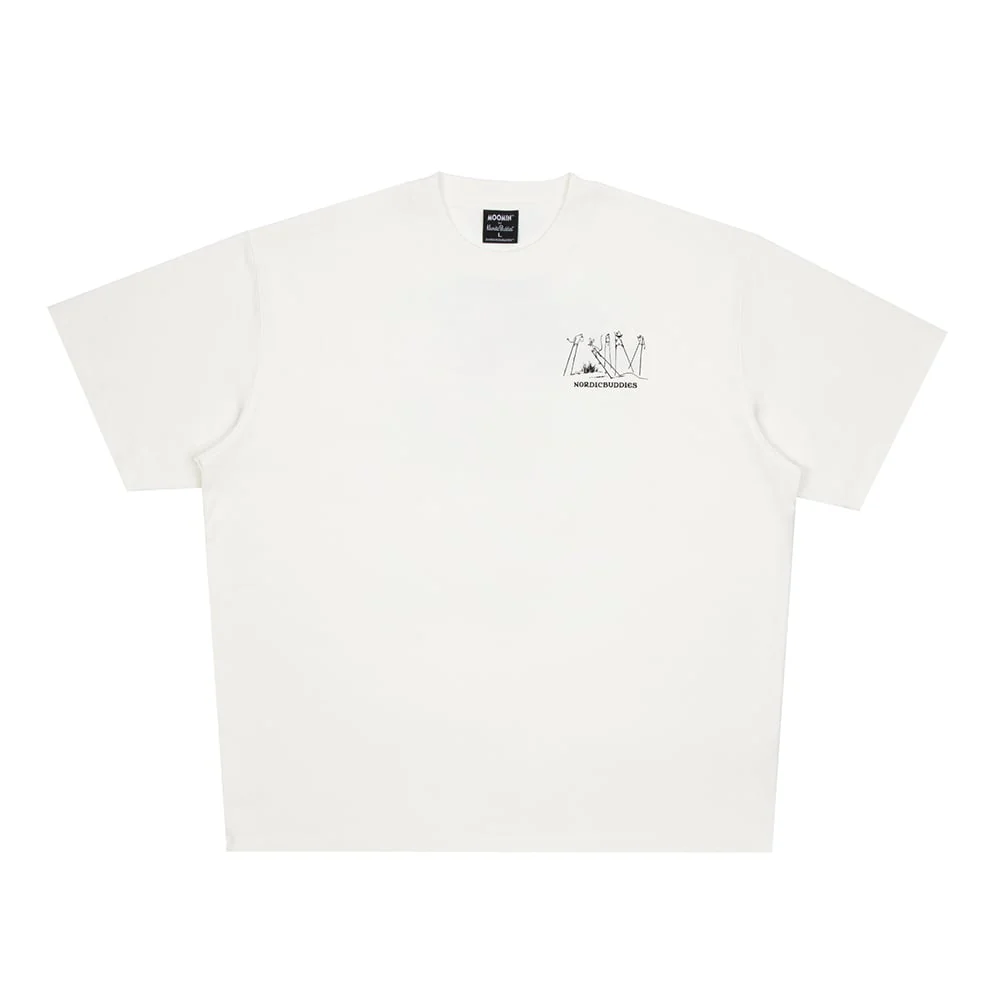 Moomin Novels Collection Stilts T-shirt Unisex White - Image 3