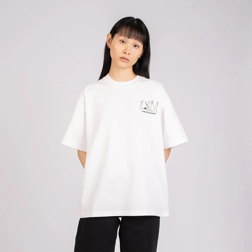 Moomin Novels Collection Stilts T-shirt Unisex White - Image 6