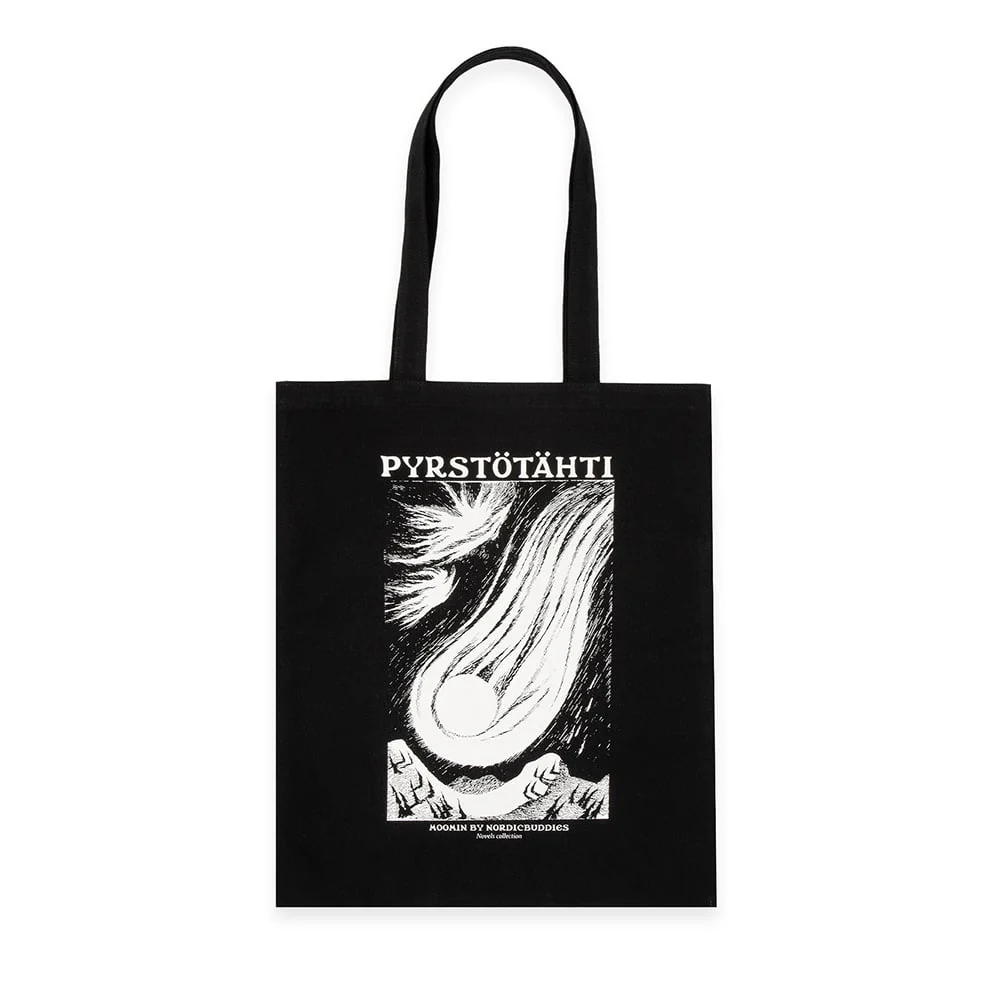Moomin Novels Collection Tote Bag Comet Black - Image 2