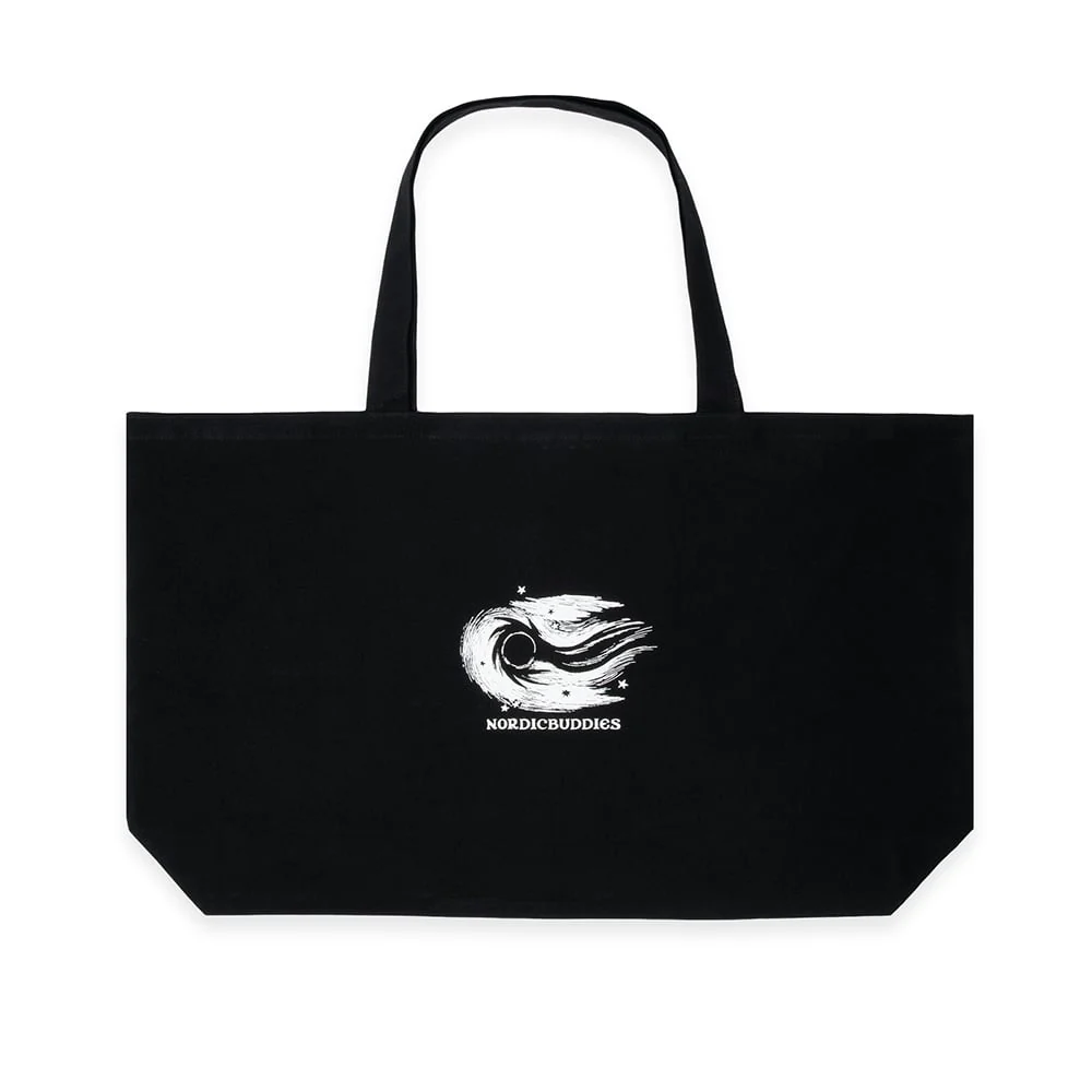 Moomin Novels Collection Tote Bag XL Black - Image 3