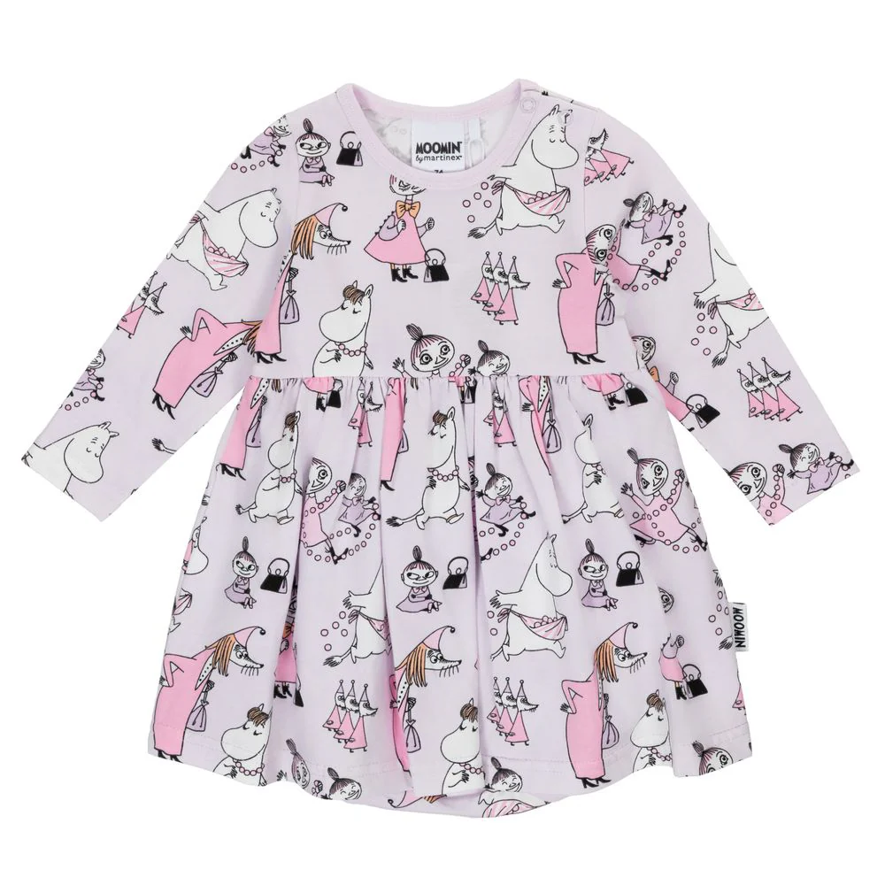 Moomin Pearl Play Bodysuit Dress Lilac - Image 2