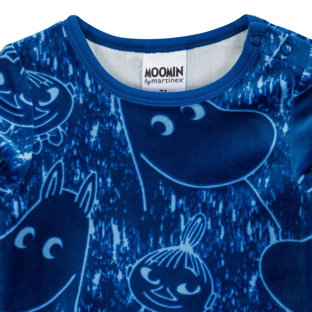 Moomin Smile Velour Body Blue - Image 2