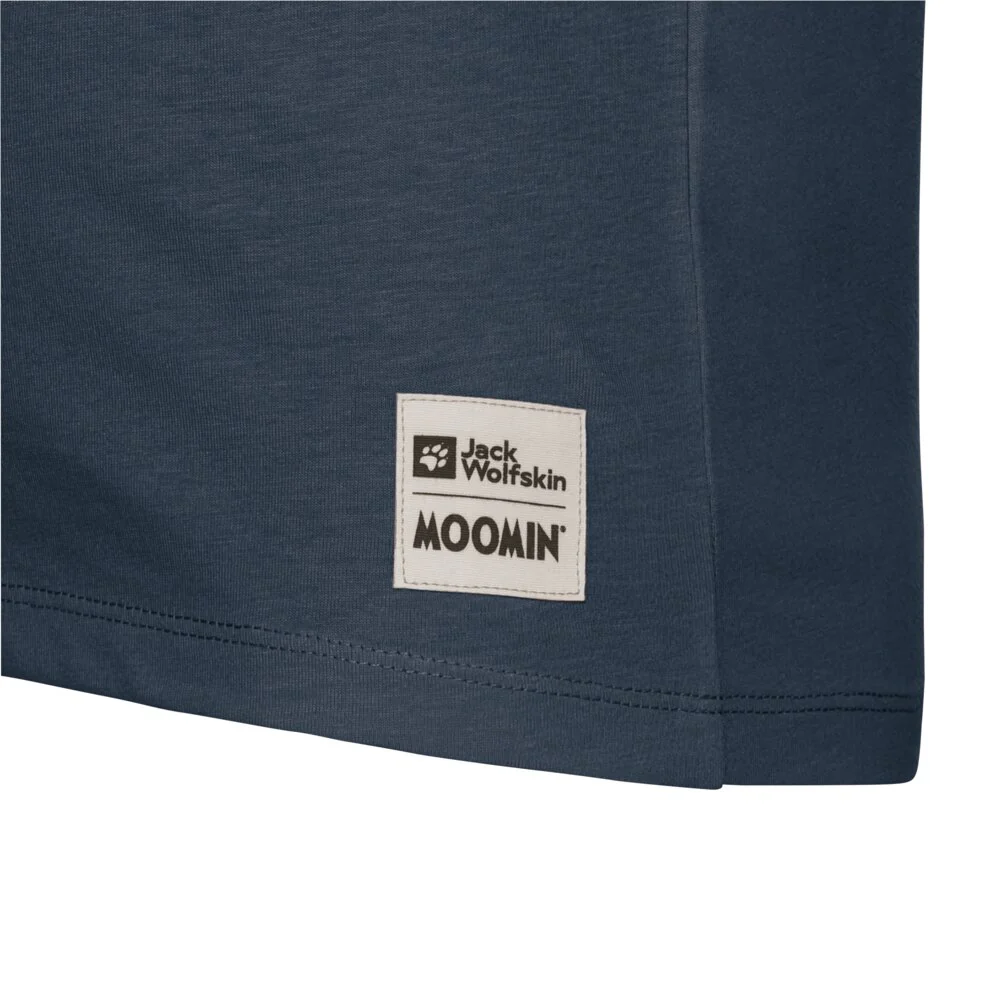 Moomin Swimming T-shirt Blue - Image 5