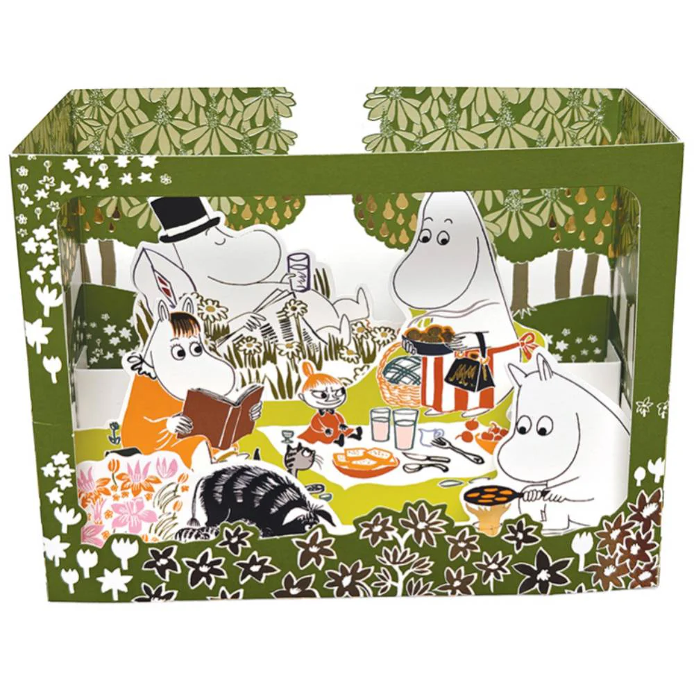 Moomin Picnic Theatre Card 3D