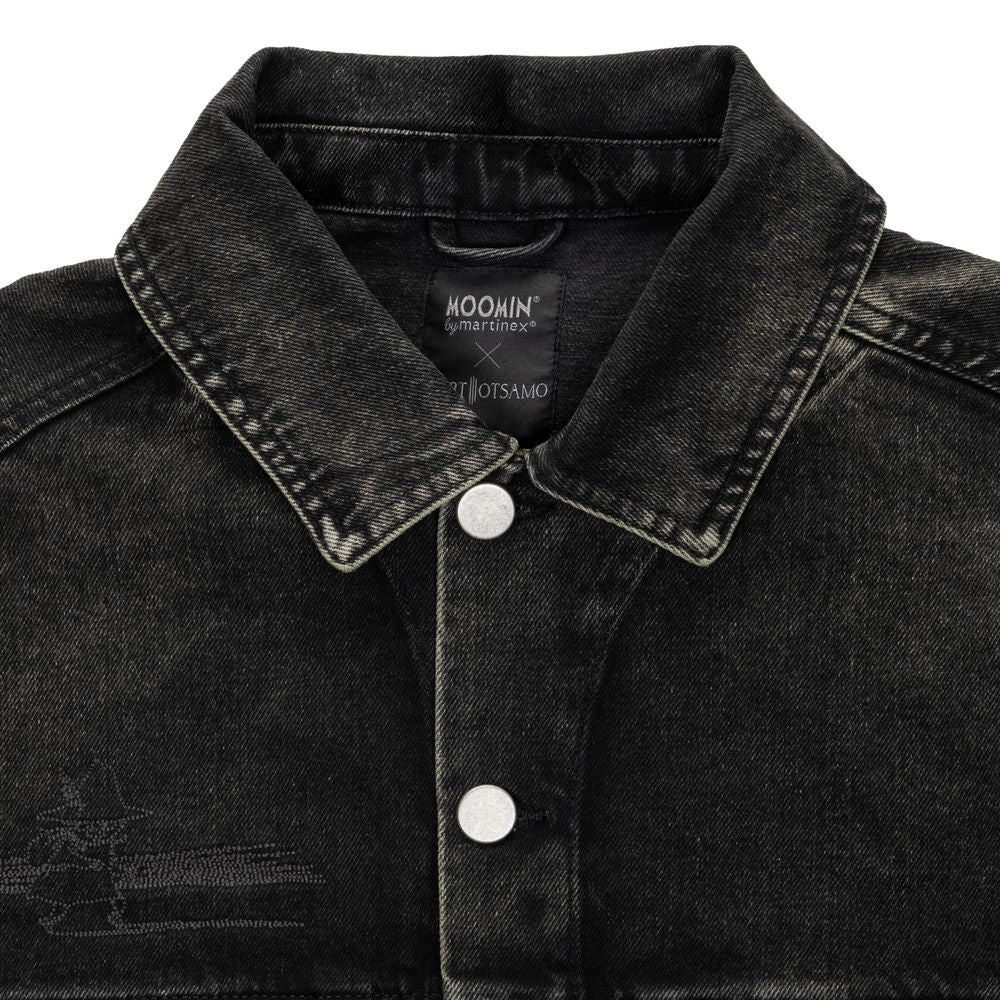 Moomin x Mert Otsamo Denim Jacket Journey Black Olive - Image 3
