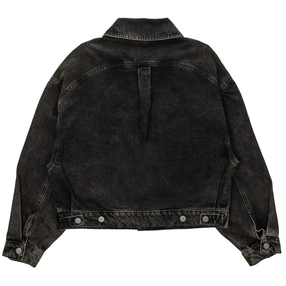 Moomin x Mert Otsamo Denim Jacket Journey Black Olive - Image 4