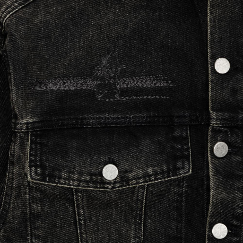 Moomin x Mert Otsamo Denim Jacket Journey Black Olive - Image 7