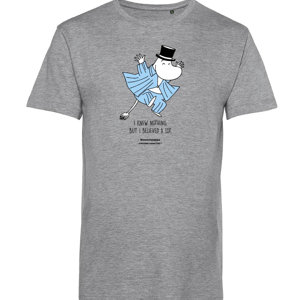 Moominpappa Believed T-shirt Grey
