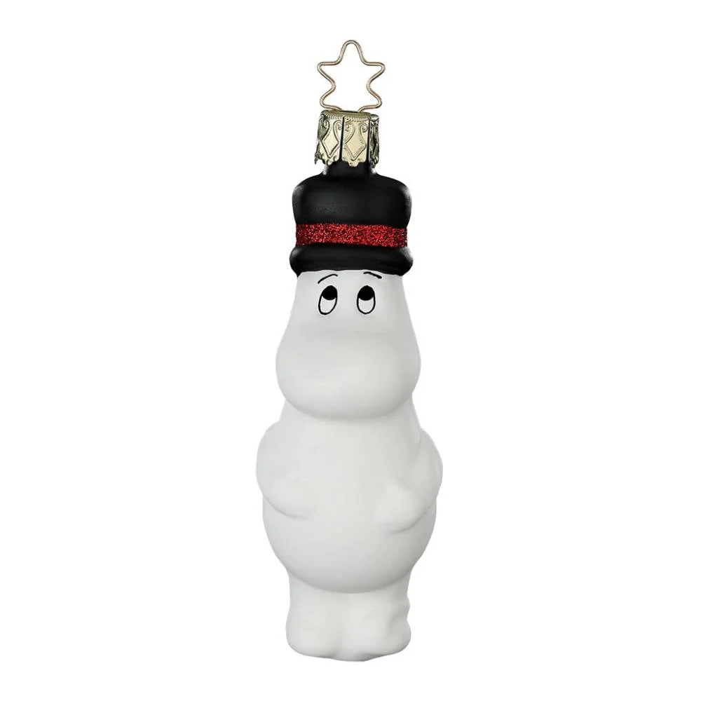 Moominpappa Christmas Tree Glass Ornament