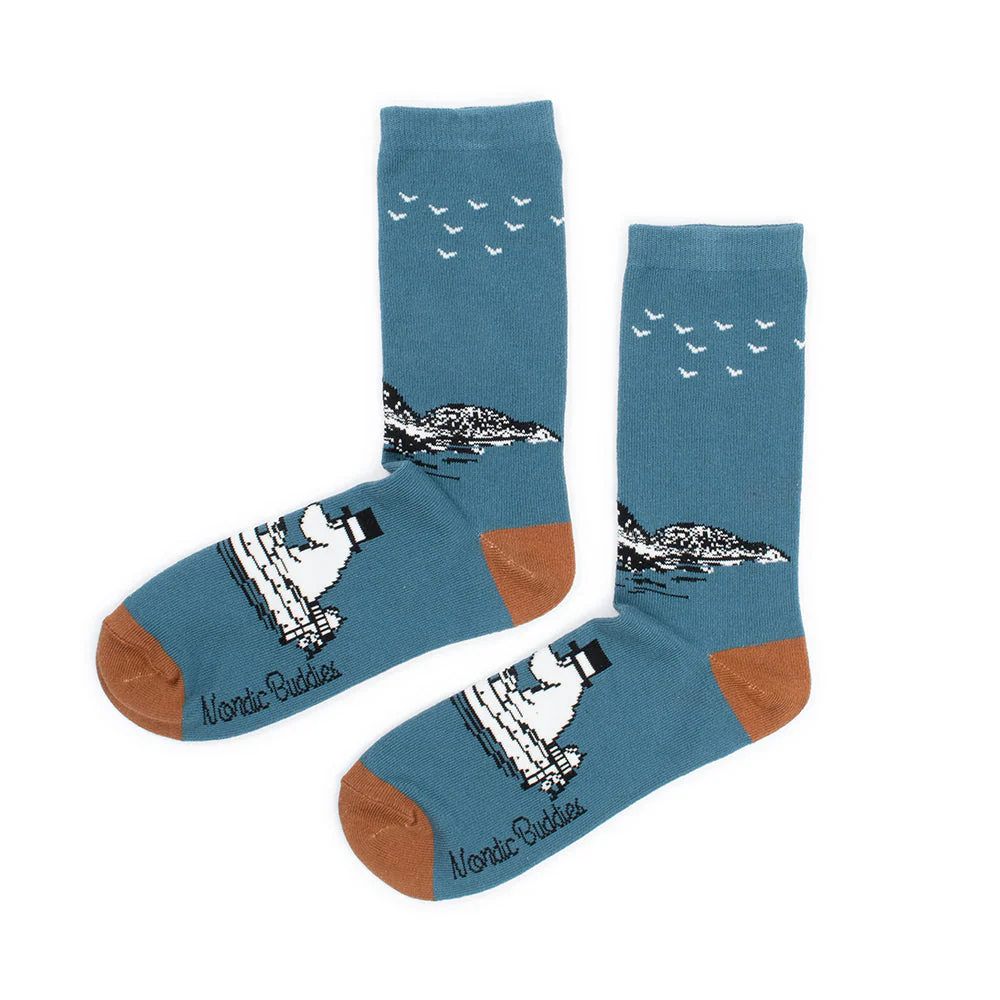 Moominpappa Socks 40-45 Blue