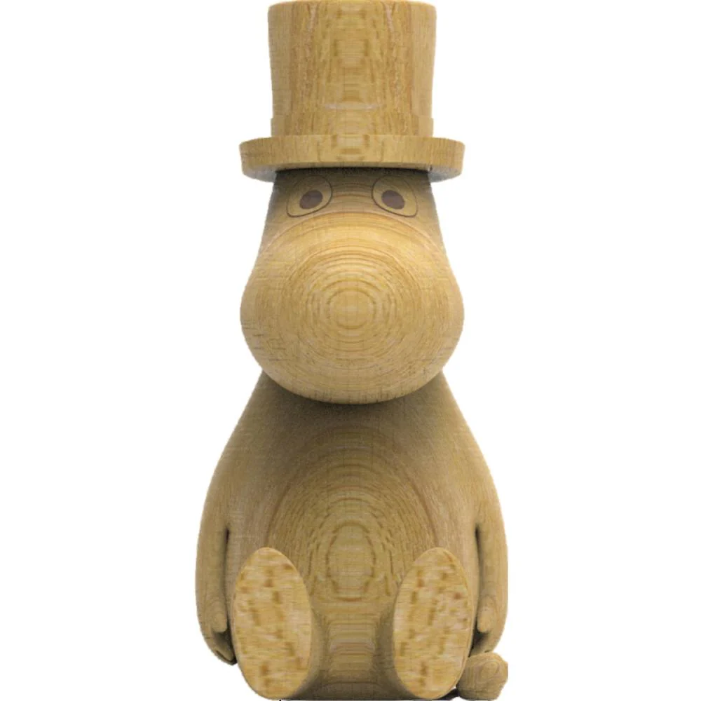 Moominpappa Wooden Figurine 10cm