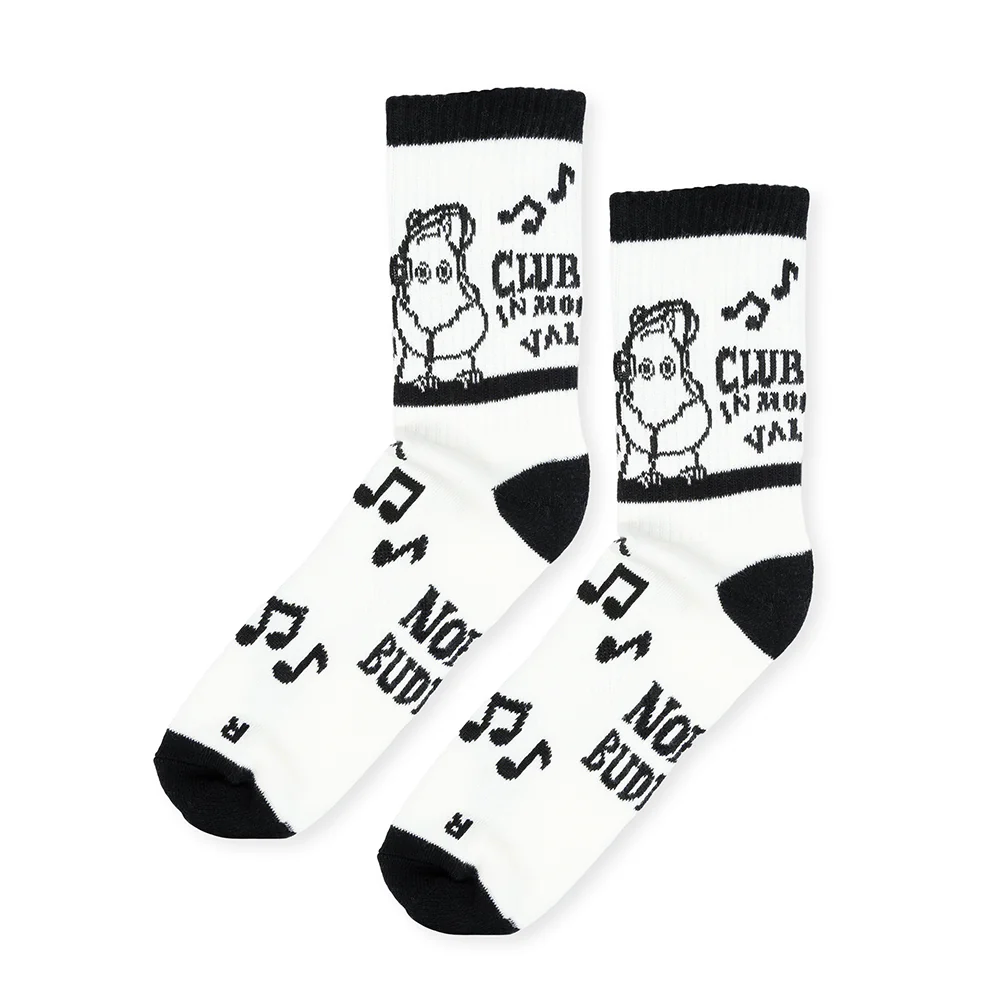 Moomin Club Life Active Socks 36-42 B&W