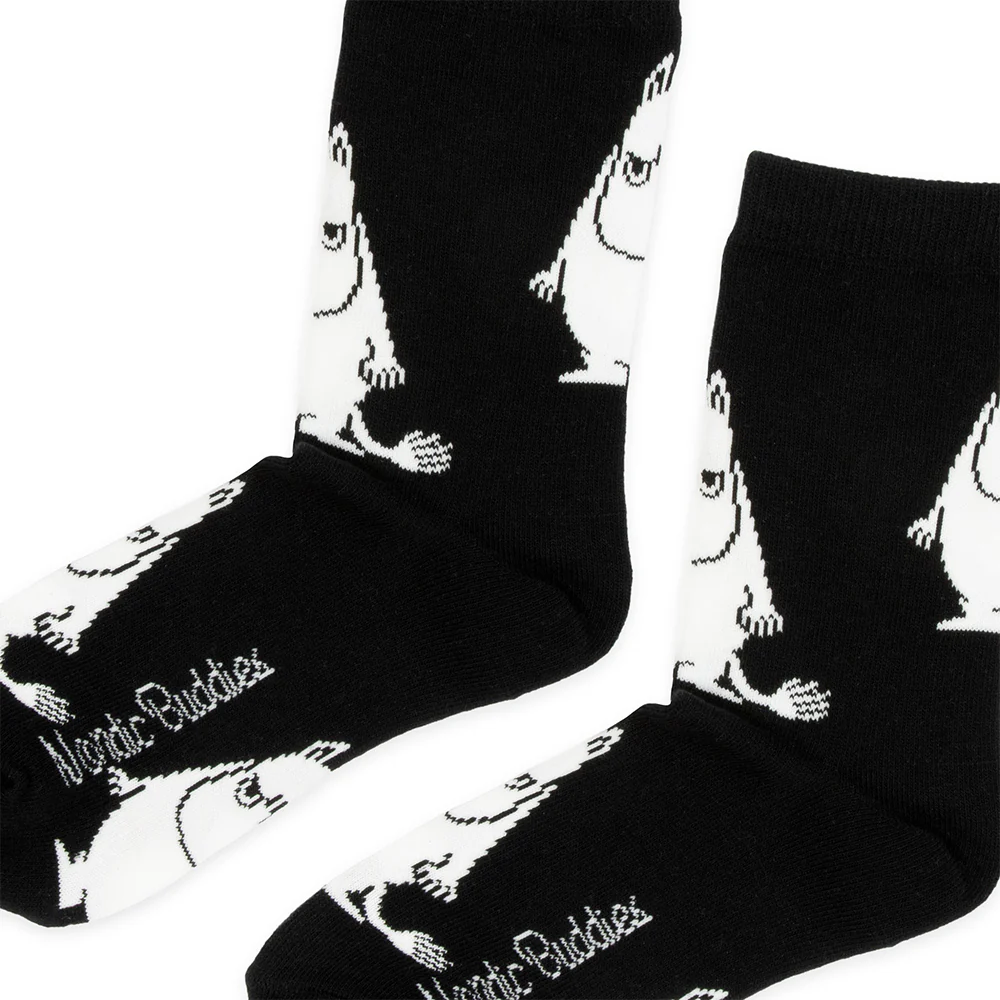 Moomintroll Angry Socks 40-45 Black - Image 2