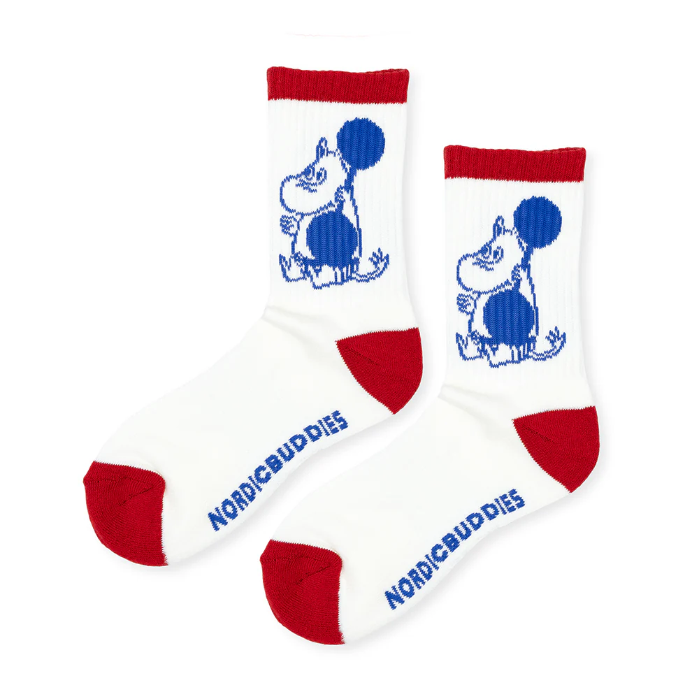 Moomintroll Exercising Active Socks 36-42 White - Image 2