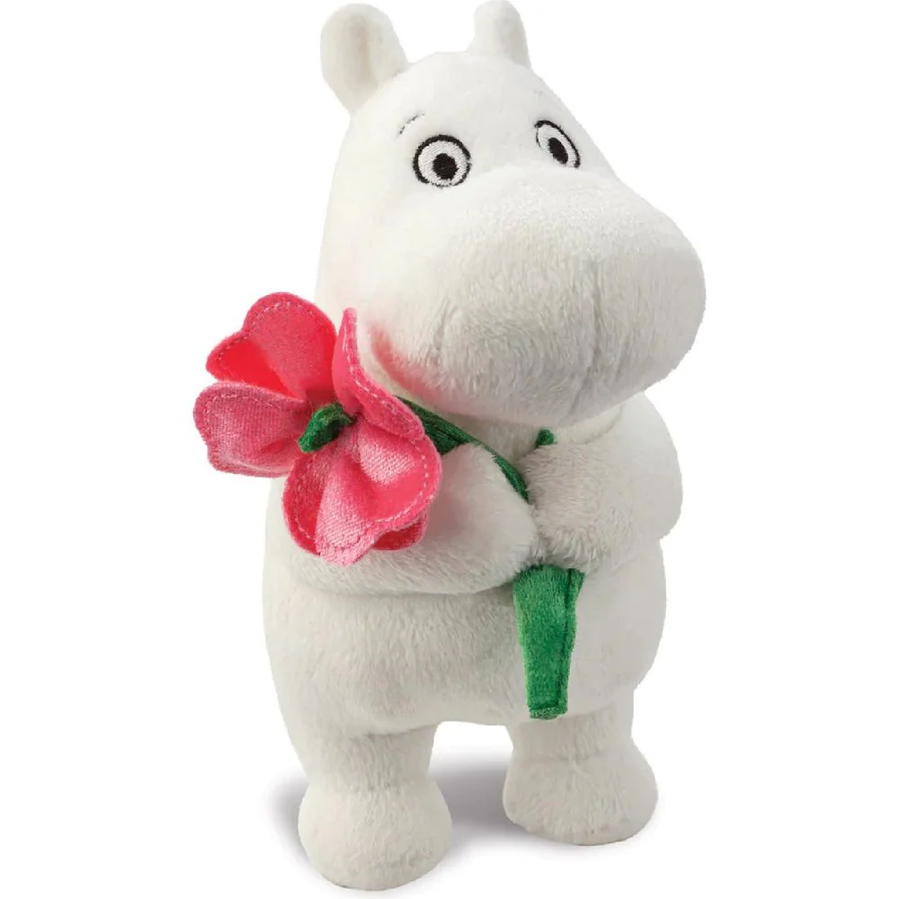 Moomintroll Flower Plush Toy