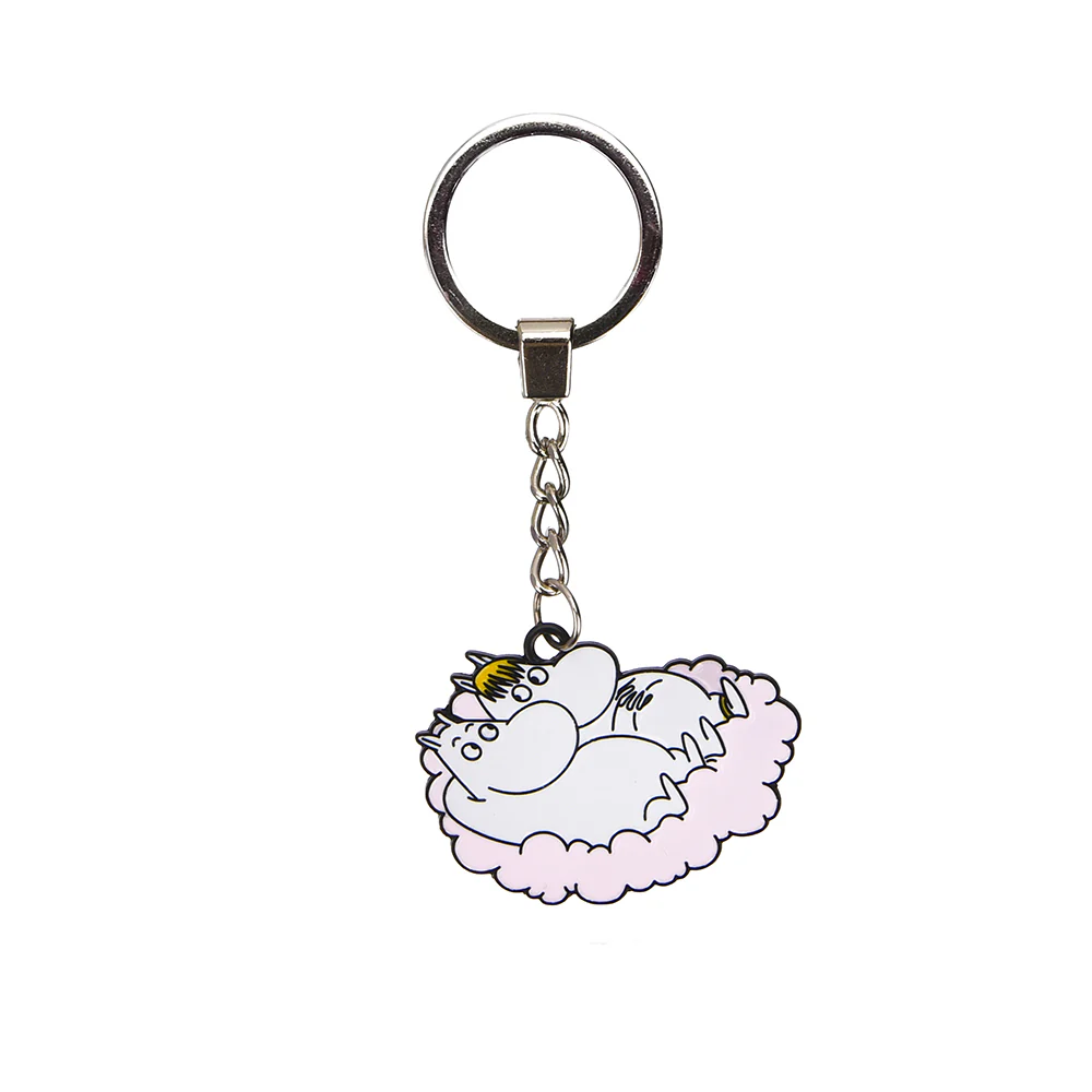 Moomintroll & Snorkmaiden Love Metal Key Ring