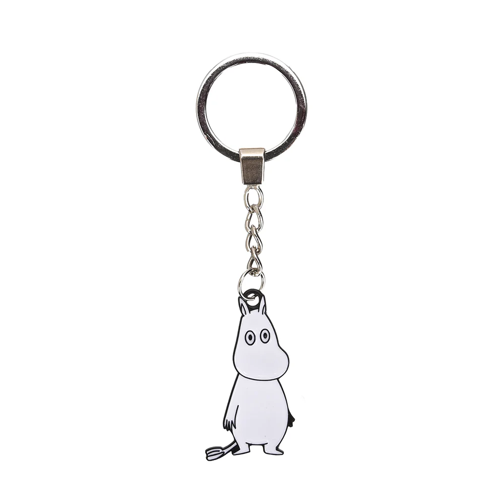Moomintroll Sad Metal Character Key Ring