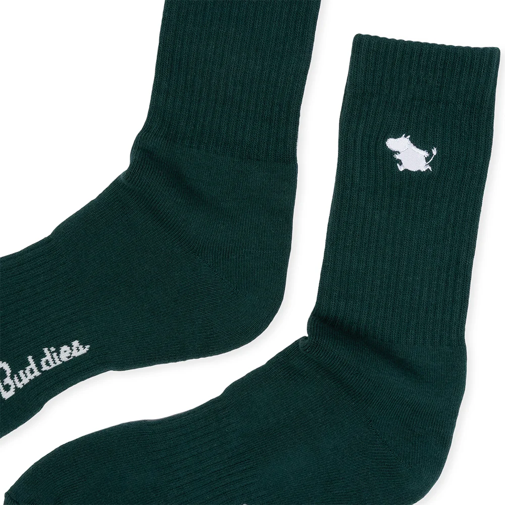 Moomintroll Tennis Socks 40-45 Darkgreen - Image 2