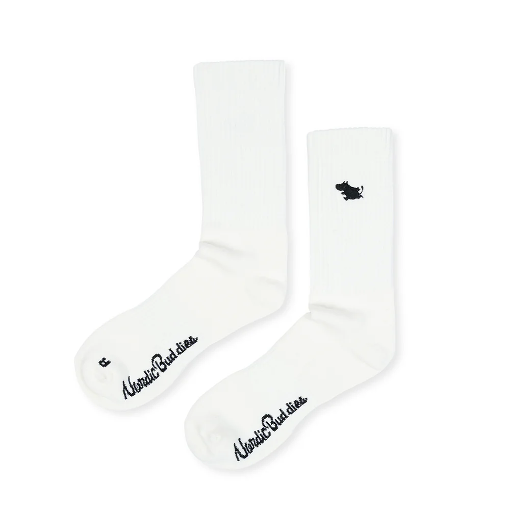 Moomintroll Tennis Socks 40-45 White