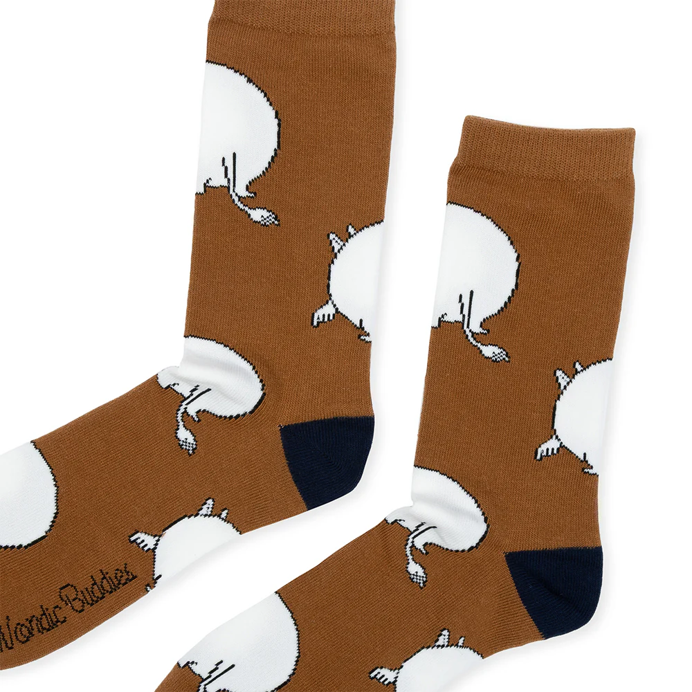 Moomintroll's Butt 40-45 Socks Brown - Image 3