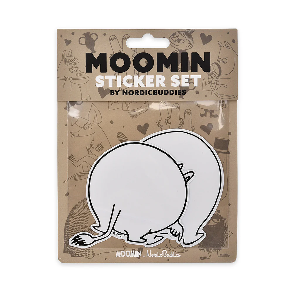 Moomintroll's Butt XL Stickers 2-set - Image 3