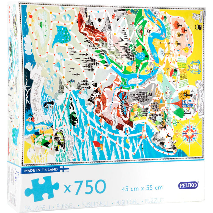 Moominvalley Map Puzzle 750pcs