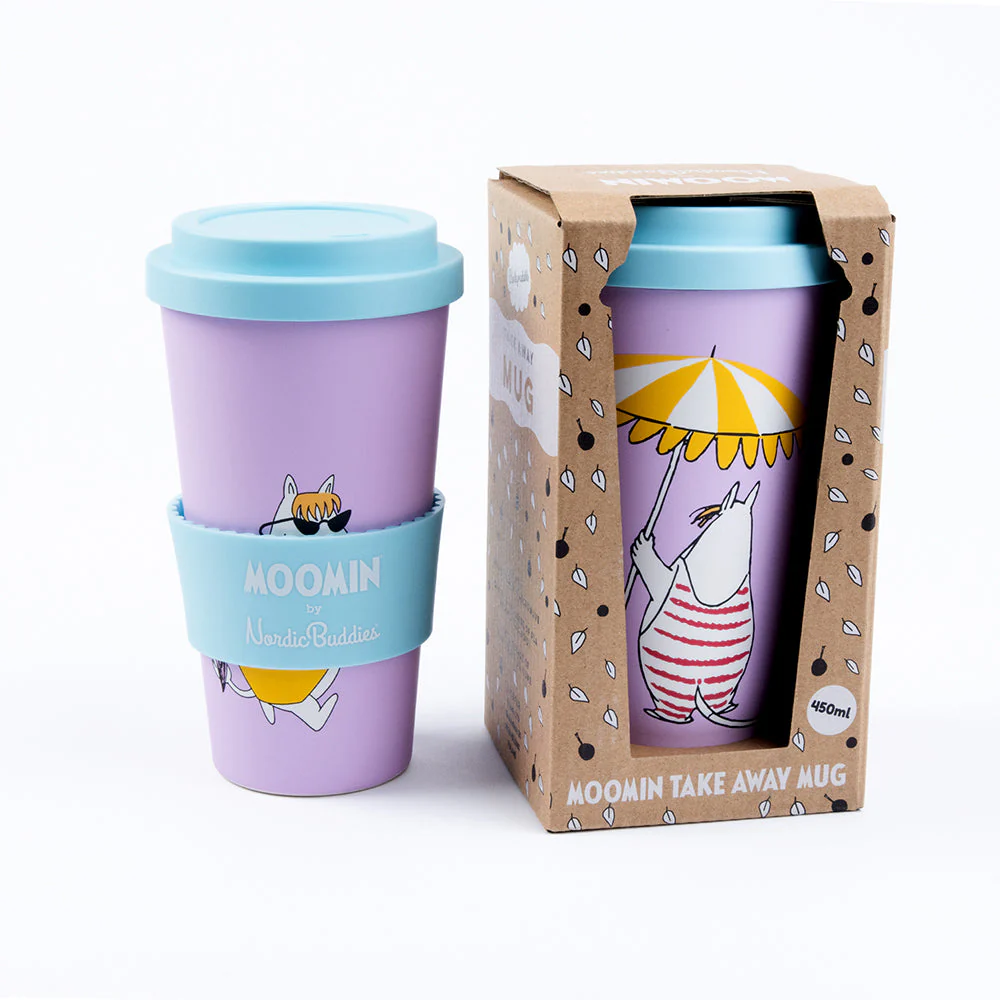 Snorkmaiden Beach Take-Away Mug Lilac - Image 2
