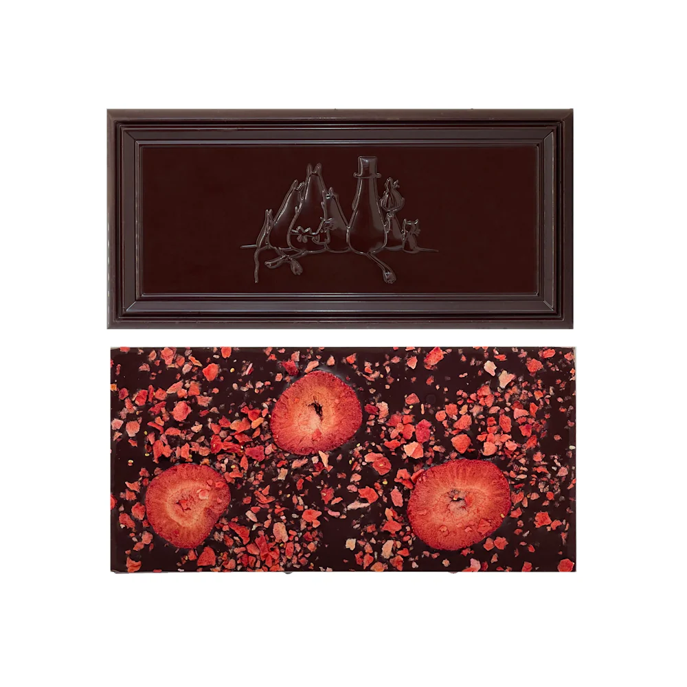 Snorkmaiden Dark Chocolate & Strawberry 70g - Image 2