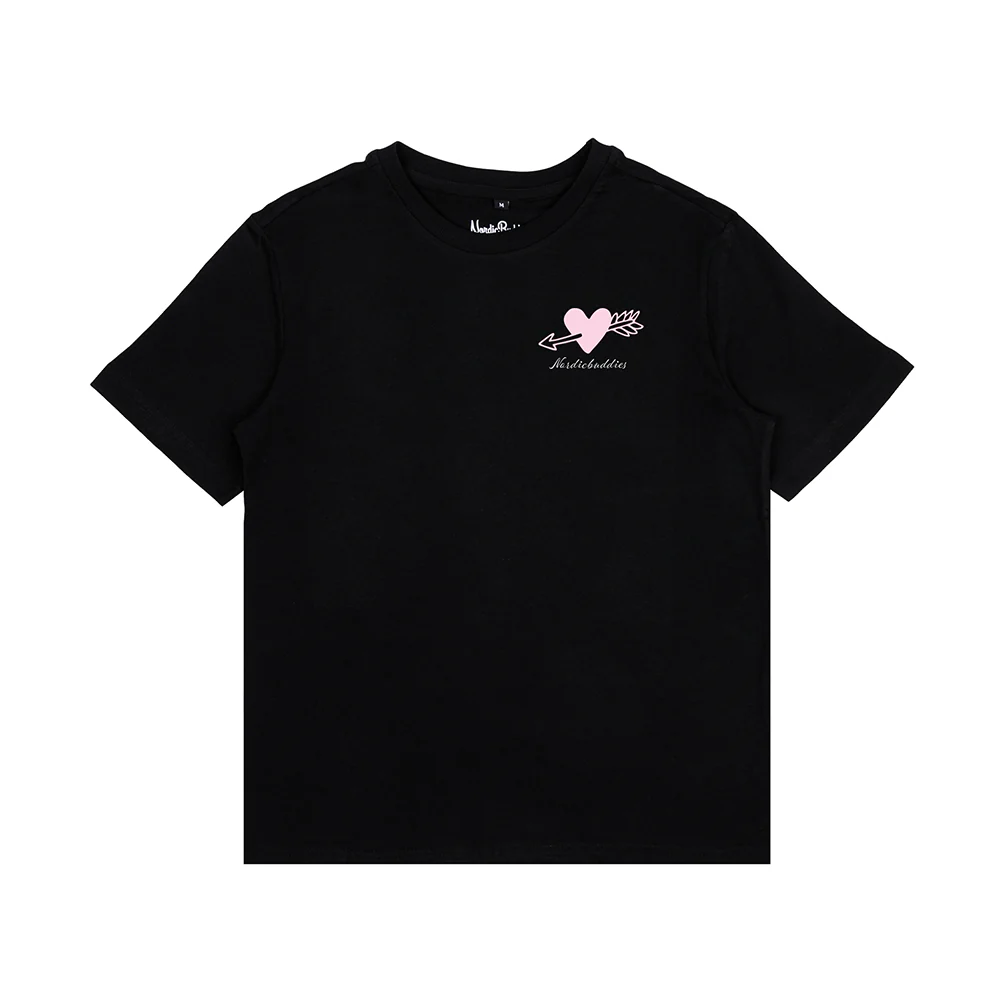 Snorkmaiden Love T-Shirt Black - Image 2