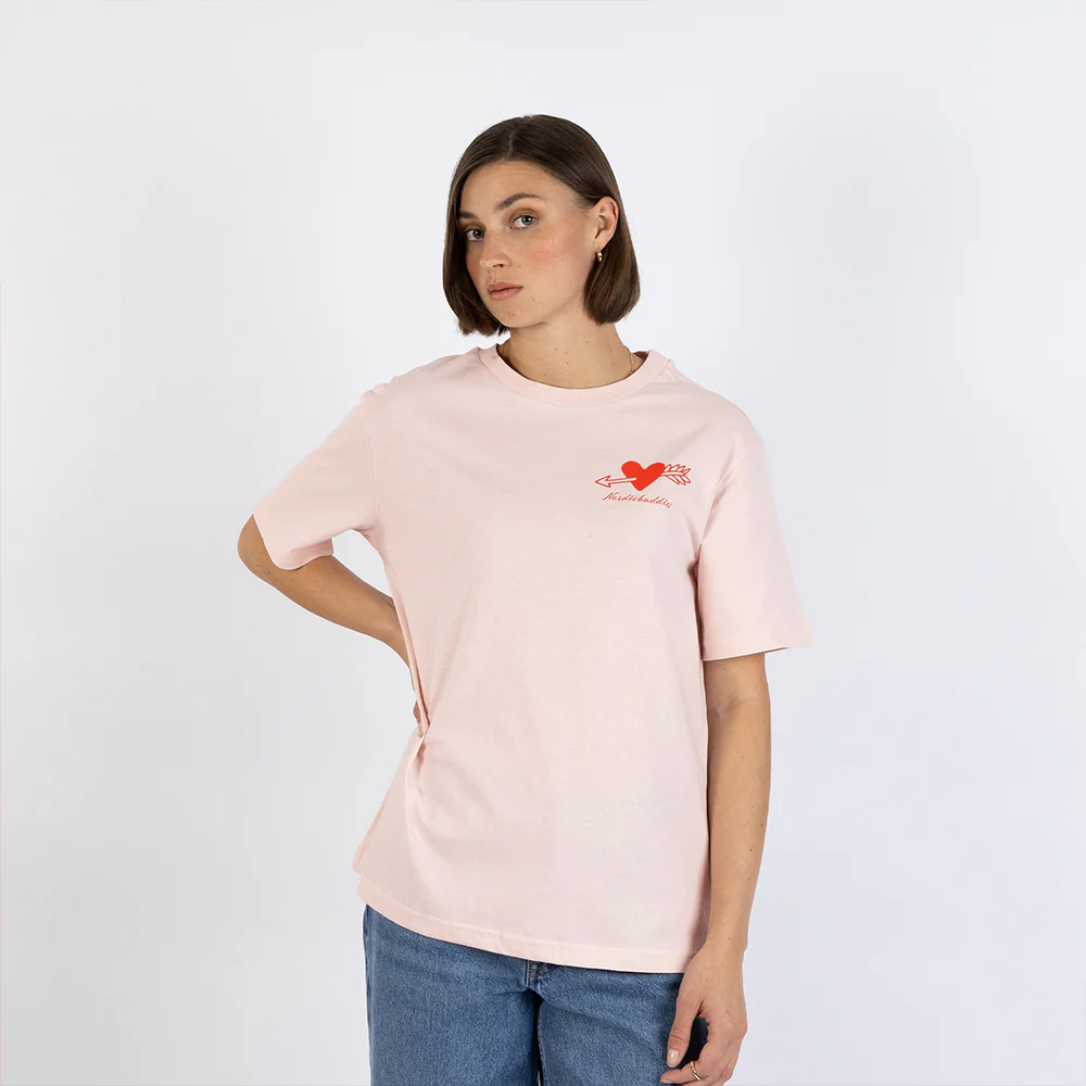 Snorkmaiden Love T-Shirt Pink - Image 6