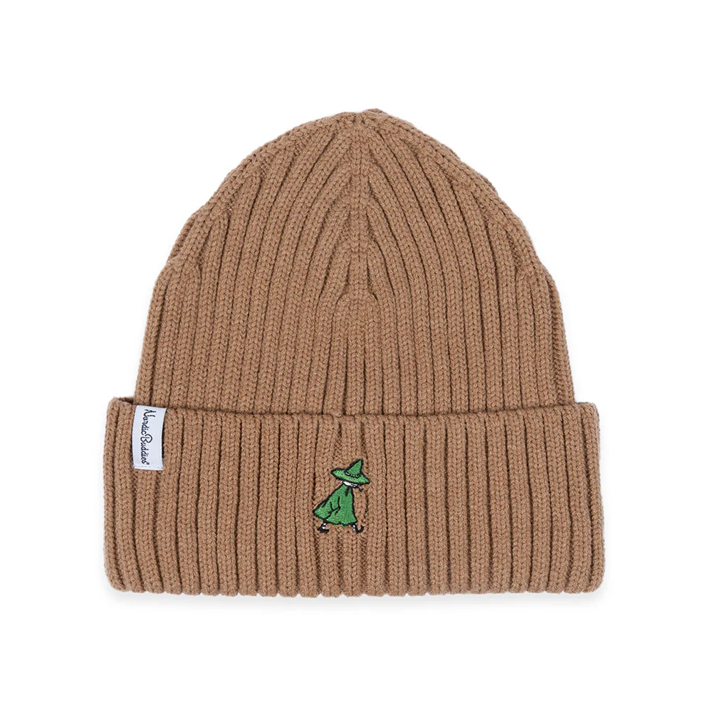 Snufkin Embroidery Beanie Brown - Image 2