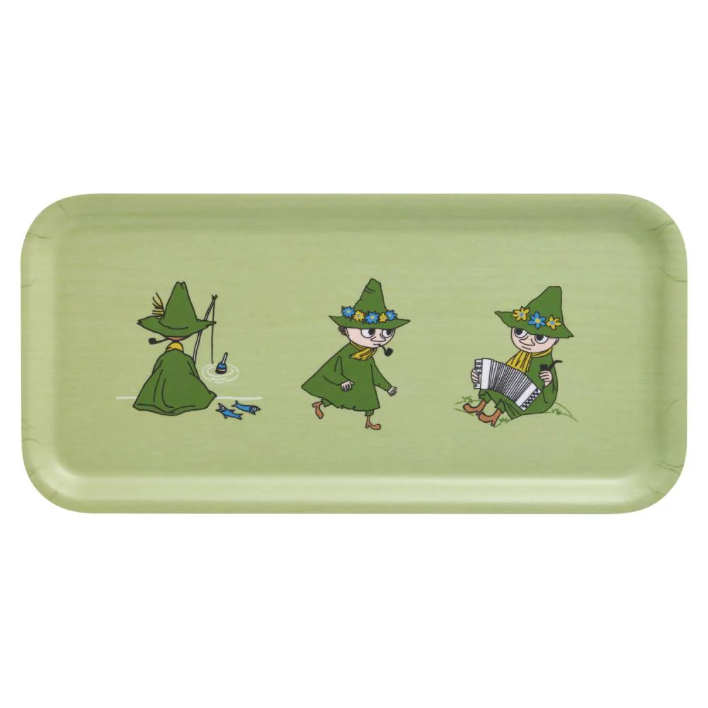 Snufkin Retro Tray 27x13cm Green - Image 2