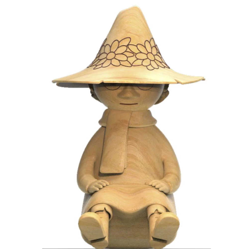 Snufkin Wooden Figurine 9cm