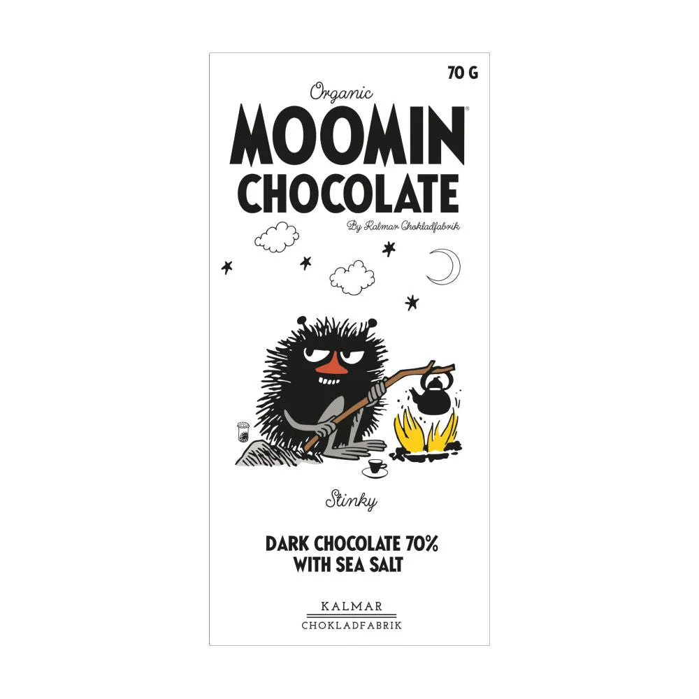 Stinky Dark Chocolate with Sea Salt 70g - Image 2